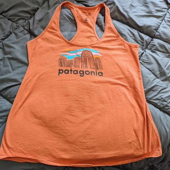 Patagonia Tops - Women's Orange Patagonia Tank Top Sz Sm